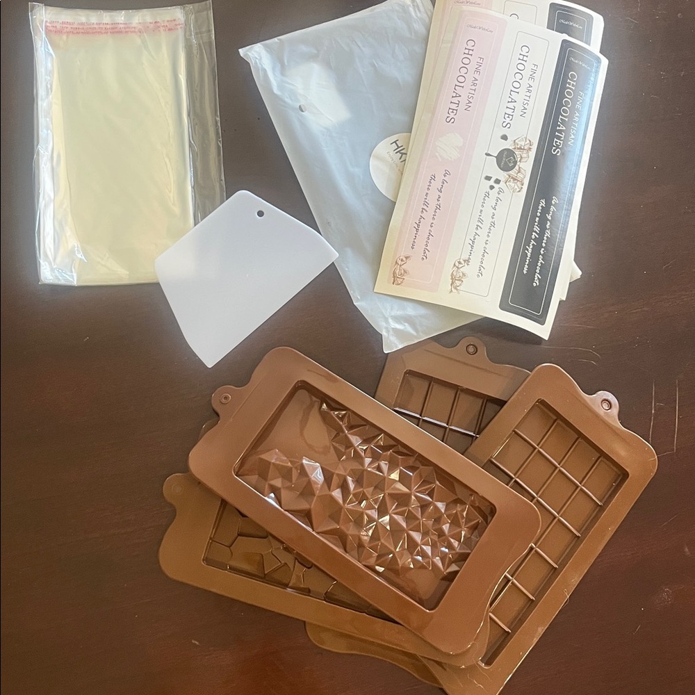 NWOT Silicone Chocolate Molds Set